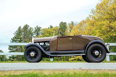 Barn-Find 1929 Ford Model A Roadster Gets New Life As Traditional Hot Rod - Hot Rod Network Model A Hot Rod, Model A Roadster, 1929 Ford Model A, Jacked Up Truck, Car Facts, Traditional Hot Rod, Ford Model A, Rat Rods Truck, Classic Hot Rod