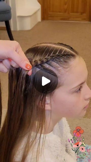 Hảir Style For Baby Girl, One French Braid Tutorial, Hairstyle Braids For Kids, Kid Hair Styles Easy, How To Make Dutch Braids, Hair Braiding Videos Tutorials, Braids For Girls Hair, Hảir Style For Kids Girl, Tight Dutch Braid