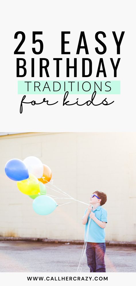 Cute Birthday Traditions, Yearly Birthday Traditions, Kids Birthday Tradition Ideas, Birthday Morning Traditions, Simple Birthday Traditions, Simple Third Birthday Party, Simple 3rd Birthday Decorations, Simple Birthday Ideas For Kids, 1st Birthday Traditions