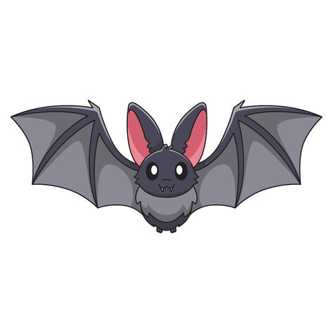 How to Draw a Bat Bat Drawing Cartoon, Bat Cute Drawing, How To Draw A Bat, Bat Drawing Cute, Simple Bat Drawing, Draw A Bat Easy, Bat Drawing Easy, Cute Bat Art, Cute Bat Drawing