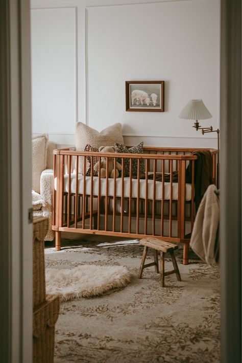 Shop Fabritual Block Print Thick Linen … and other curated products on LTK, the easiest way to shop everything from your favorite creators. Dark Wall Nursery, Wood Crib Nursery, Vintage Nursery Ideas, Big Boy Bed, Color Nursery, Mid Century Nursery, Oval Crib, Vintage Baby Nursery, Boy Bed