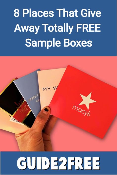 8 Places That Give Away Totally FREE Sample Boxes How To Get Free Makeup Samples, Makeup Samples Freebies By Mail, Free Perfume Sample, Free Sample Boxes, Free Mail Order Catalogs, Freebie Websites, Free Coupons Online 2022, Get Free Stuff Online, Free Baby Samples