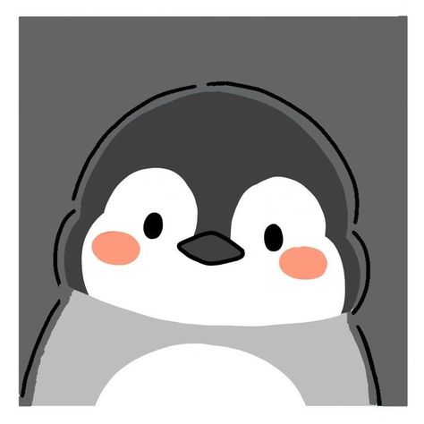 Cute Kawaii Penguin, Cute Drawings Penguin, Small Penguin Drawing, Sunghoon Chibi, Sunghoon Cartoon, Simple Penguin Drawing, Sunghoon Penguin, Cute Penguin Drawing, Penguin Doodle