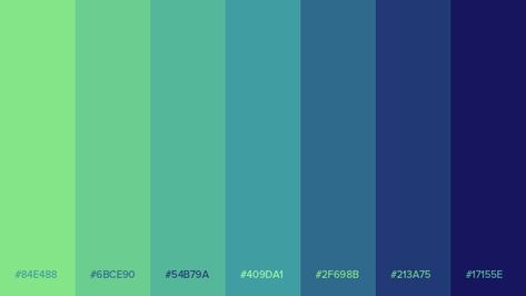 Blue And Green Colour Palette, Green And Blue Palette, 80s Color Palette, Blue Green Color Palette, Color Names Chart, Flat Color Palette, Christmas Color Palette, Hex Color Palette, Color Palette Challenge