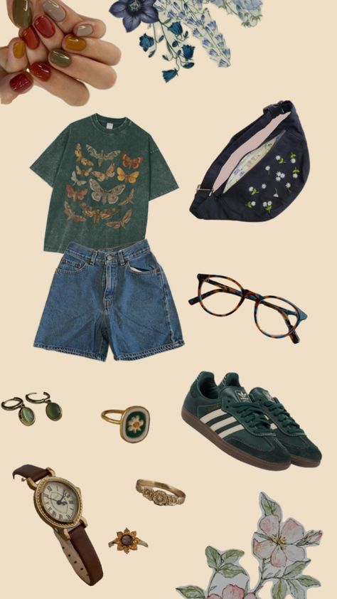 #comfy #outfit #collage #green #earthy Earthy Outfits, Outfit Collage, Comfy Outfit, Outfits Ideas, Collage, Green