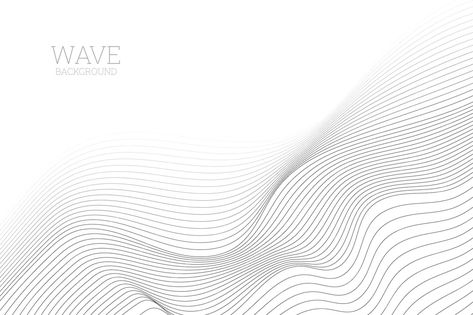 Premium Vector | Wave lines pattern abstract background. vector Abstract Wave Pattern, Wave Line Pattern, Waves Line, Waves Background, Lines Pattern, Abstract Waves, Line Patterns, Wave Pattern, Abstract Background