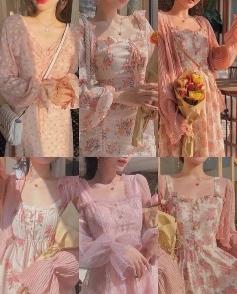 Peony Aesthetic, Street Outfits, Cottagecore Outfits, Aesthetic Streetwear, Cottagecore Fashion, Fairytale Dress, Ulzzang Fashion, Fairy Grunge, Grunge Style