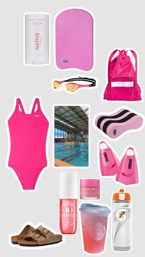 Swimmer Problems, Swimming Outfit Aesthetic, Competitive Swimming Pictures, Preppy Swim, Workouts Outfits, Swimming Pictures, Swim Instructor, Swimming Outfits, I Love Swimming