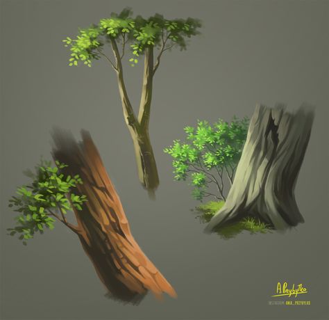 Landscape Drawing Tutorial, Hybrid Art, Environment Painting, Concept Art Tutorial, Digital Painting Techniques, Digital Art Beginner, Gouache Art, Nature Drawing, Landscape Drawings