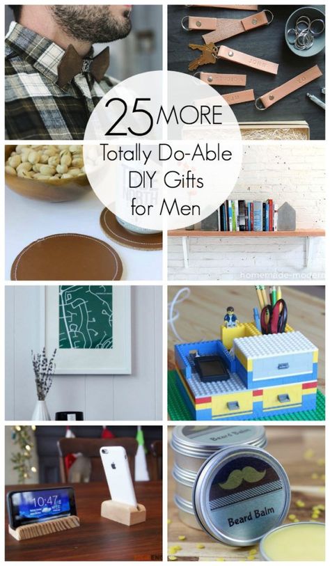 25 Amazing DIY Gifts for Men! These gift ideas will help you make something for any guy on your list - brother, boyfriend, husband, dad, grandfather, anyone! #gifts #present #DIY Diy Gift For Grandfather, Diy Gifts For Grandfather, Diy Gifts For Brother, Drill Holder, Diy Gifts For Men, Mindset Growth, Personal Gifts, Saran Wrap, Diy For Men