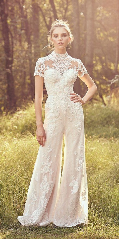 Wedding White Pantsuit, White Lace Pantsuit, Bridal Pantsuit Brides Wedding Jumpsuit, Bride Send Off Outfit, Anti Bride Dress, Wedding Dresses With Pants, Wedding Dress Suits For Bride, Wedding Suit For Bride, Pant Suit For Wedding