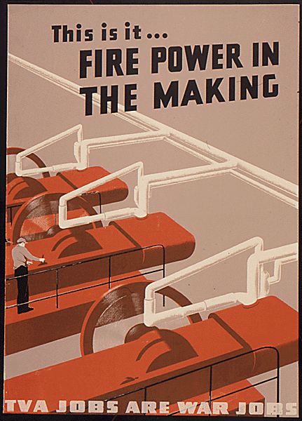 TVA WPA poster Tennessee Valley Authority, Wpa Posters, Fire Powers, Propaganda Posters, Marvel Funny, Coven, Fallout, Loki, Industrial Design