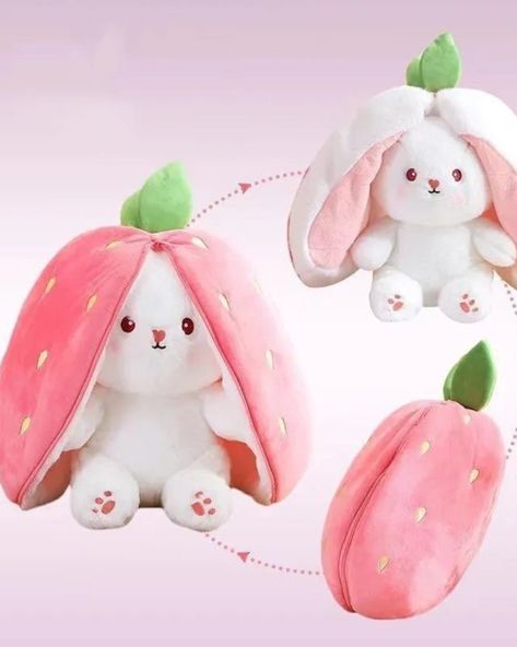 Have you seen our adorable Reversible Plush Bunny Carrot Toy and Bunny Strawberry Toy - your child's new cuddly best friends! 🐰🥕🍓 This plush toy features a unique design where a carrot or strawberry can magically transform into a cute rabbit, making them twice as fun to play with. The bunny carrot toy and bunny strawberry toy are the perfect size for snuggling and carrying around. Our plush bunny toy is a great gift for any occasion, especially Easter, as it's a cute and huggable companion th... Bunny Strawberry, Reversible Plush, Bunny Carrot, Cute Rabbit, Bunny Toys, Bunny Plush, The Bunny, Have You Seen, Plush Toy