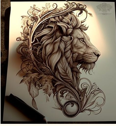 Lion Tattoo Geometric, Traditional Lion Tattoo, Lion Tattoo Ideas, Female Lion Tattoo, Small Lion Tattoo, Scorpio Zodiac Tattoos, Geometric Lion Tattoo, Leo Tattoo, Lion Tattoo Sleeves