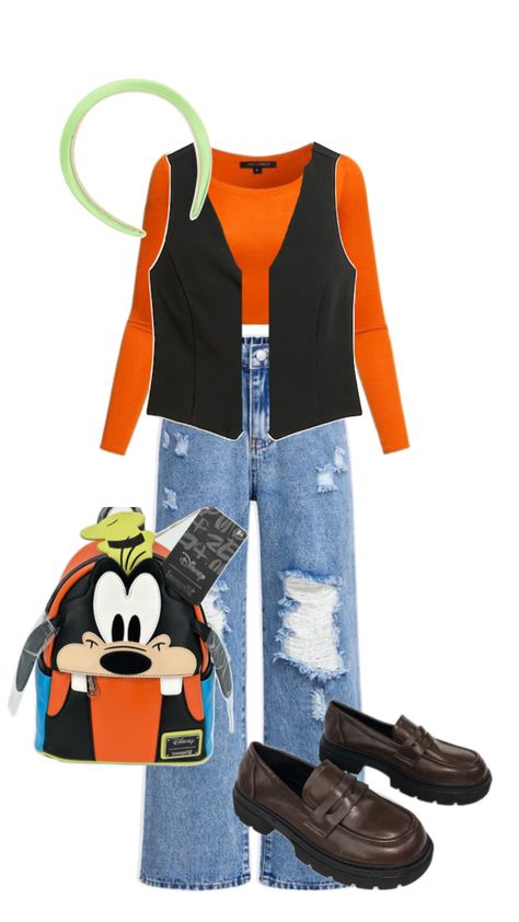 Goofy disneybound Goofy Outfits, Disney Wear, Goofy Disney, Disney Themed Outfits, Disney Bound Outfits, Modern Disney, Old Disney, Disney Cruise Line, Fashion Hacks Clothes