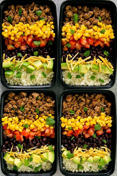 Turkey Bowl, Meal Prep Clean Eating, Meal Prep Ideas, Easy Healthy Meal Prep, Easy Lunch Recipes, Meal Prep Bowls, Healthy Clean Eating, Lunch Meal Prep, Meal Prep For The Week