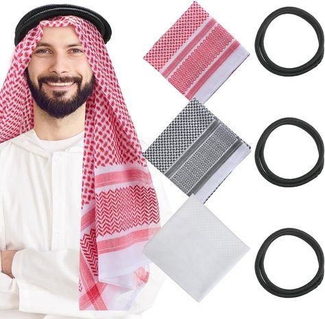 Saudi Culture, Accessories For School, Inner Hijab, Hijab Cap, Army Usa, African Suit, Hijab Caps, Muslim Men, General Knowledge Book