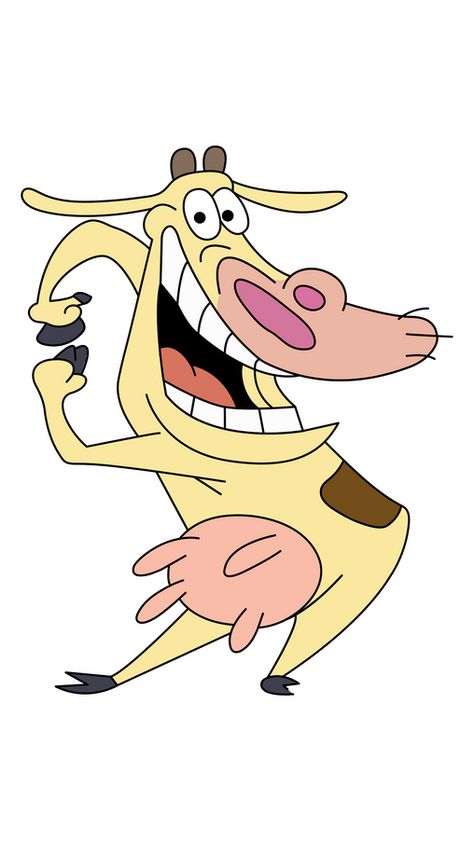 The funny animal in our fanart Cow and Chicken Smiley Cow Sticker is one of the two main characters in Cow and Chicken, voiced by Charlie Adler. This character is Chicken's 7-year-old 1st Grade cow... Cartoon Net, Cow And Chicken, Cow Cartoon, Cartoon Smile, Heroes Wiki, Small Tats, Party Characters, Cartoon Cow, Cartoon Cartoon