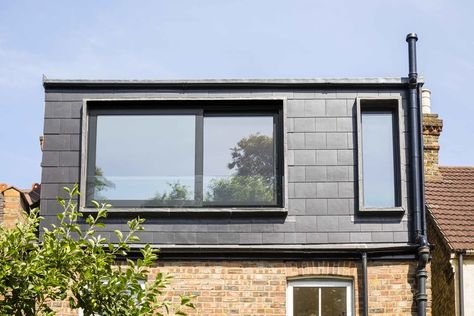 Attic Extension Loft Conversions, Dormer Loft Conversion Cladding, Loft Conversion Window Ideas, Dorma Windows Loft Conversions, Tiny Loft Conversion Ideas, Loft Conversion Windows Dormer, Hipped Roof Extension, Loft Dormer Windows, Loft Conversion London