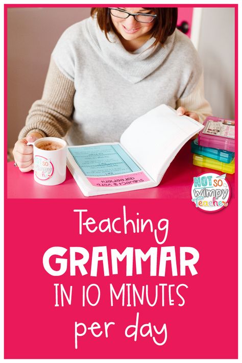 How do you teach grammar? Check out this simple routine that will allow you to teach grammar in just 10 minutes per day. Not So Wimpy Teacher, Articles Grammar, Proper Punctuation, How To Teach Grammar, 2nd Grade Grammar, Simple Routine, Personal Narrative Writing, Middle School Counseling, Grammar Check