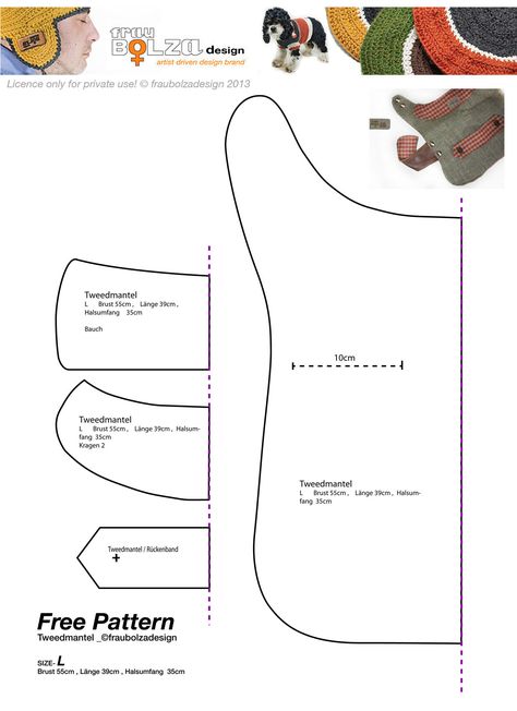 find this simple dog coat pattern for your evaluation. It ist Size L Brest 55cm , Lengh 39cm , neck 35cm Related articles New dog coats (ananasrevolution.wordpress.com) Where can you buy dog coat? ... Dog Jacket Pattern Free, Dog Jacket Patterns, Large Dog Coats, Pet Clothes Patterns, Dog Clothes Patterns Sewing, Dog Coat Pattern, Free Printable Sewing Patterns, Small Dog Coats, Dog Sewing Patterns