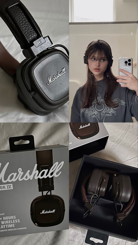 love marshall headphones Marshall Headphones Aesthetic, Marshall Major Iv, Retro Headphone, Marshall Headphones, Marshall Major, Headphones Aesthetic, Amazing Food Platters, Cute Headphones, Tech Aesthetic