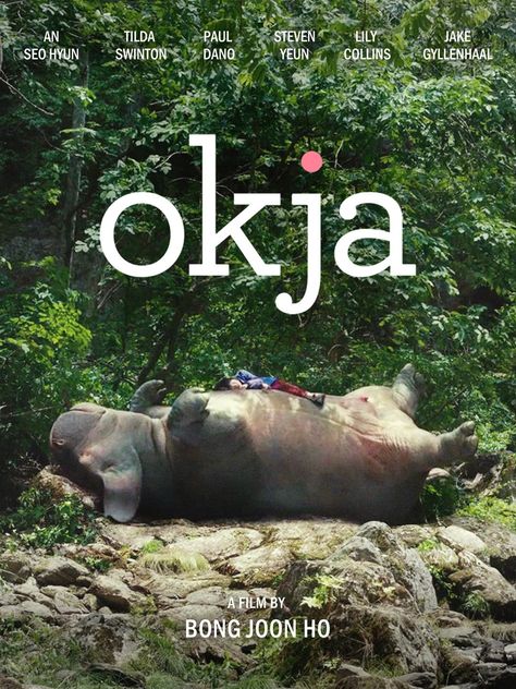 Okja (2017) Okja Movie, Netflix Original Movies, Movies Worth Watching, Septième Art, Poster Movie, Adventure Art, Studio Ghibli Movies, English Movies, Alternative Movie Posters