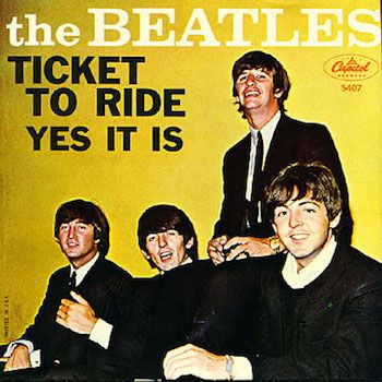 Beatles Travel Fast With 'Ticket To Ride' | uDiscover Ticket To Ride Beatles, Beatles Records, The Beatles 1, Beatles Poster, Beatles Albums, John Lennon Paul Mccartney, Beatles Pictures, Ticket To Ride, Beatles Songs