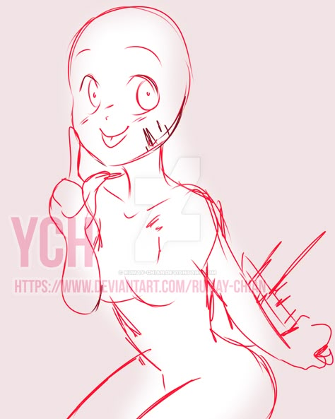 [YCH auction] Usp I did it again - Yandere (OPEN) by Rumay-Chian Yandere Pose Reference Drawing, Yandere Poses Reference, Pose Reference Drawing Base, Art Base Pose, Yandere Pose, Poses Reference Photo, Pose Reference Drawing, Drawing Bases, Reference Drawing