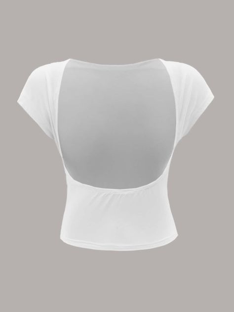 Crop Top Summer, Y2k Clothes, Top Summer, Women T Shirts, Baby Tee, Batwing Sleeve, Tunics, White Undershirt, Mens Tshirts