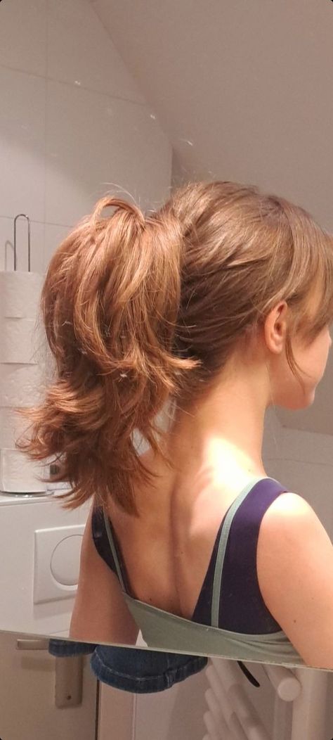 Peinados Fáciles Para Cabello Corto, Hair Stylies, Penteado Cabelo Curto, Cut My Hair, Aesthetic Hair, Hairstyles Haircuts, Ponytail Hairstyles, Pretty Hairstyles, Hair Looks