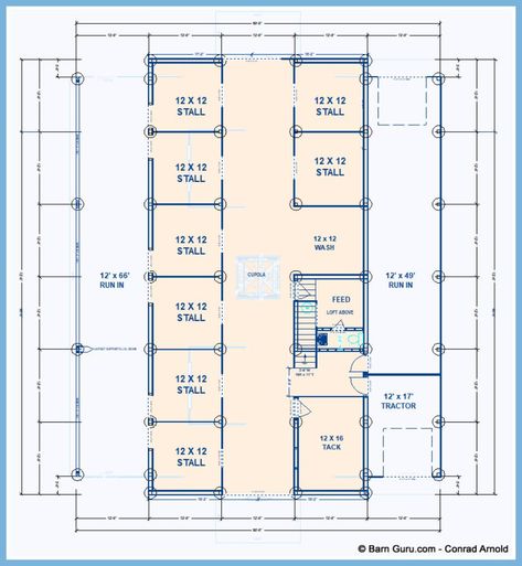 Horse Barn Plans 8 Stall Horse Barn Plans, Horse Ranch Layout, Horse Barn Layout, Horse Barn Designs Layout, Equine Barns, Boarding Kennels, Dog Boarding Kennels, Barn Layout, Barn With Living Quarters