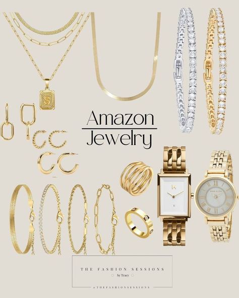 Christmas List Ideas Jewelry, Business Casual Jewelry Accessories, Gold Amazon Jewelry, Jewellery Must Haves, Amazon Must Haves Jewelry, Amazon Iphone Cases, Amazon Gold Jewelry, Elegant Everyday Jewelry, Tarnish Free Jewelry