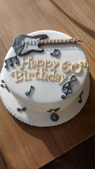 Guitar Design Cake, Guitar Themed Cake, Guitar Cake Ideas Birthday, Guitar Cakes For Men, Guitar Cake Ideas, Birthday Cake Guitar, Cake Music Theme, Birthday Cake Music Theme, Guitar Theme Cake