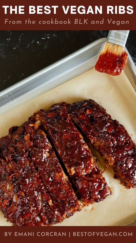 Jackfruit Ribs, Vegan Ribs, Vegan Meat Recipe, Vegan Ground Beef, Vegan Transition, Vegan Soul Food, Vegan Barbecue, Jackfruit Recipes, Vegan Worcestershire Sauce