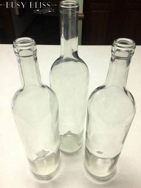 Decorative wine bottles aren’t a new thing. You will find tons of great ideas all over Pinterest when searching “decorative wine bottle DIY”.  They have been on… Decorative Wine Bottles, Mom Crafts, Diy Project Ideas, Empty Glass Bottles, Empty Wine Bottles, Bottle Diy, Diy Glass Bottle Crafts, Painted Wine Bottles, Wine Bottle Diy