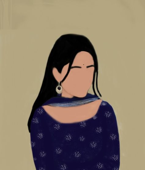 Girly Drawings Aesthetic, Indian Girl Illustration, Traditional Pics, Love Pose, Cute Background Pictures, Suit Aesthetic, Punjabi Girl, Aesthetic Profile Picture Cartoon Soft, Acrylic Painting Inspiration