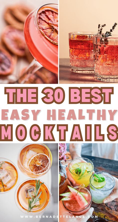 Mocktails Non Alcoholic Recipes, Healthy Mocktail, Cozy Fall Drinks, Healthy Mocktails, Alcoholic Recipes, Virgin Mojito Mocktails, Easy Mocktail Recipes, Plain Water, Mocktail Recipes