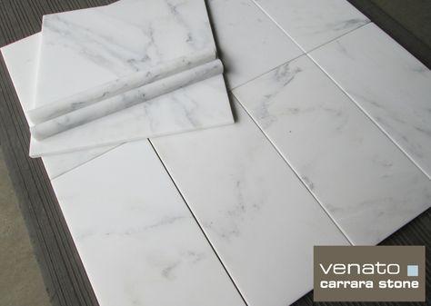 Venato Carrara Honed 6x12 Carrara Venato, Carrara Marble Tile, Honed Marble Tiles, Honed Marble, Hexagonal Mosaic, Bathroom Remodel Designs, Marble Tile, Subway Tile, Bathroom Inspiration