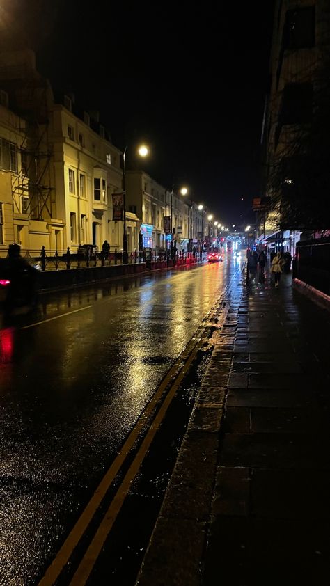 England Night Aesthetic, Brighton Apartment Aesthetic, Brighton Aesthetic Night, England Apartment, England At Night, Rainy England, Brighton Aesthetic, Brighton Apartment, Brighton Photography