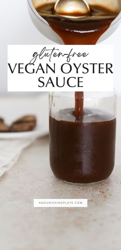 Dairy Free Sauce Recipes, Vegan Oyster Mushroom, Garlic Butter Noodles, Dairy Free Sauces, Vegetarian Oyster Sauce, Oyster Mushroom, Homemade Condiments, Buttered Noodles, Vegan Sauces