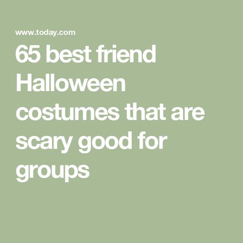 65 best friend Halloween costumes that are scary good for groups Rugrats Costume, Friend Halloween Costumes, Tooth Costume, Best Friend Halloween, Best Friend Costumes, Mary Poppins And Bert, Powerpuff Girls Costume, Keiko Lynn, Famous Duos