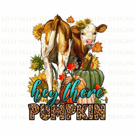 Shop - Hey There Pumpkin, Leaves Png, Nursery Art Decor, Cow Png, Sunflower Png, Autumn Stickers, Pumpkin Png, Fall Png, Paper Art Craft