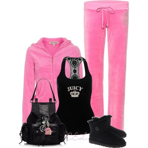 Untitled #380...Juicy Couture Mcbling Fashion, 2000s Outfit, Early 2000s Fashion, 2000s Outfits, 2000s Fashion Outfits, 2000s Fashion, Juicy Couture, Comfy Outfits, Teen Fashion