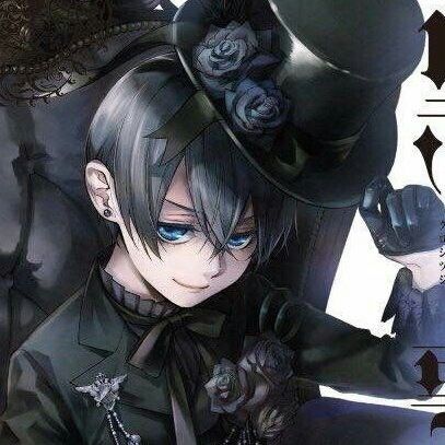 Ciel Icon, Ciel Phantomhive, An Anime, Anime, White, Black