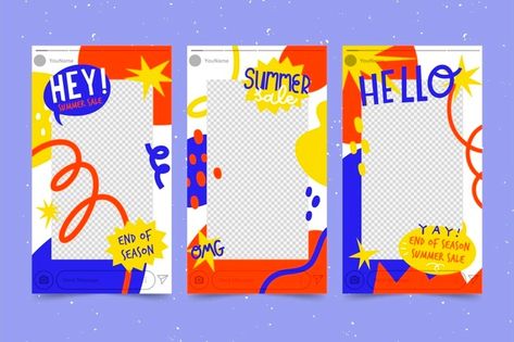 End of season summer sale instagram stor... | Free Vector #Freepik #freevector #business #sale #summer #instagram Event Banner Design, Frame Design Ideas, Cv Inspiration, Summer Sale Banner, 카드 디자인, Graphic Design Lessons, Book Design Layout, Instagram Frame, Graphic Design Fun