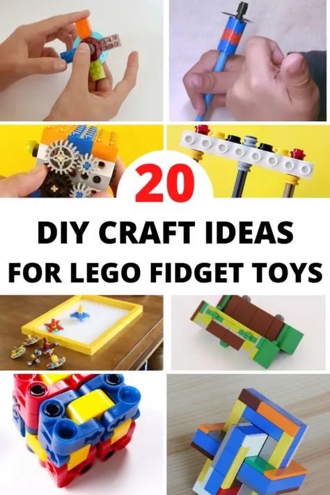 Lego Fidget Toys, Lego Fidget, Diy Ideas For Kids, Fidgets Diy, Diy Fidget Spinner, Diy Sensory Toys, Big Hands, Diy Fidget Toys, Lego Activities