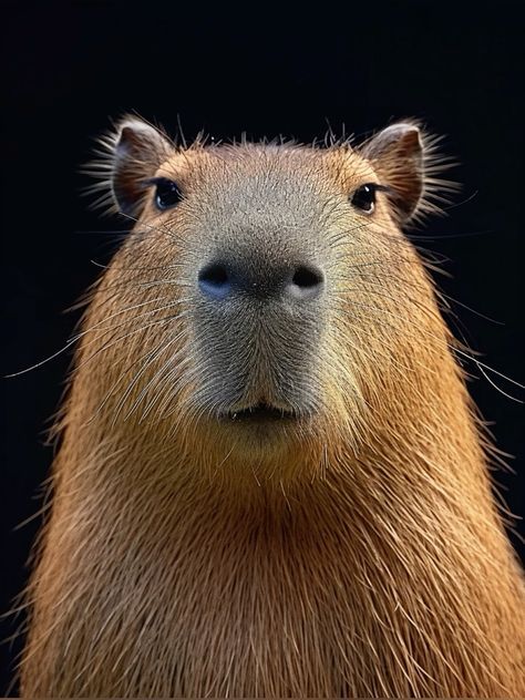 Animal Reference Photos For Drawing, Capybara Photo, Close Up Animals, Capybara Pet, National Geographic Animals, Animal Close Up, Animal Noses, Cute Capybara, 강아지 그림