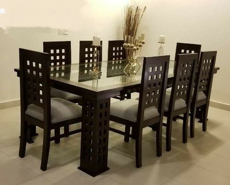 250 super stunning dinning table ideas // wooden dinning table design //#decorlife #dinningtable Dainig Tebal, Dinning Room Table Center Piece, Wooden Dinning Table, Latest Dining Table Designs, Latest Dining Table, Dinning Tables And Chairs, Dining Table Ideas, Coral Bedroom, Dining Room Decorating Ideas