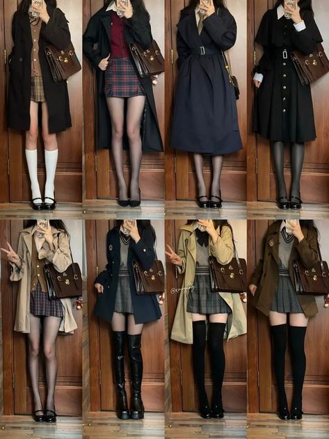 Outfit Inspirations Dark Academia, Preppy Dark Outfits, Summer Scholar Outfits, Aesthetic Outfits Academia, Reporter Journalist Aesthetic Outfit, Gothic Academia Aesthetic Outfits, Outfits For Tall People, Dark Acdimea Outfit, Dark Academia Female Outfit